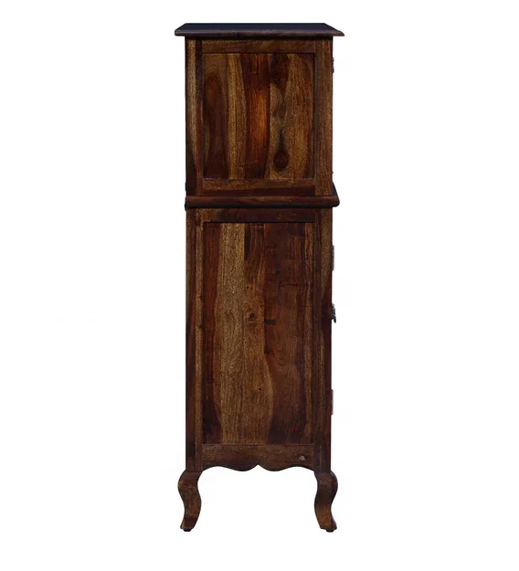 Industrial Vintage Bar Cabinet Indian Sheesham Wood High End Bar Cabinet Jodhpur Handcraft Wine Bottle Storage Racks Bar Cabinet