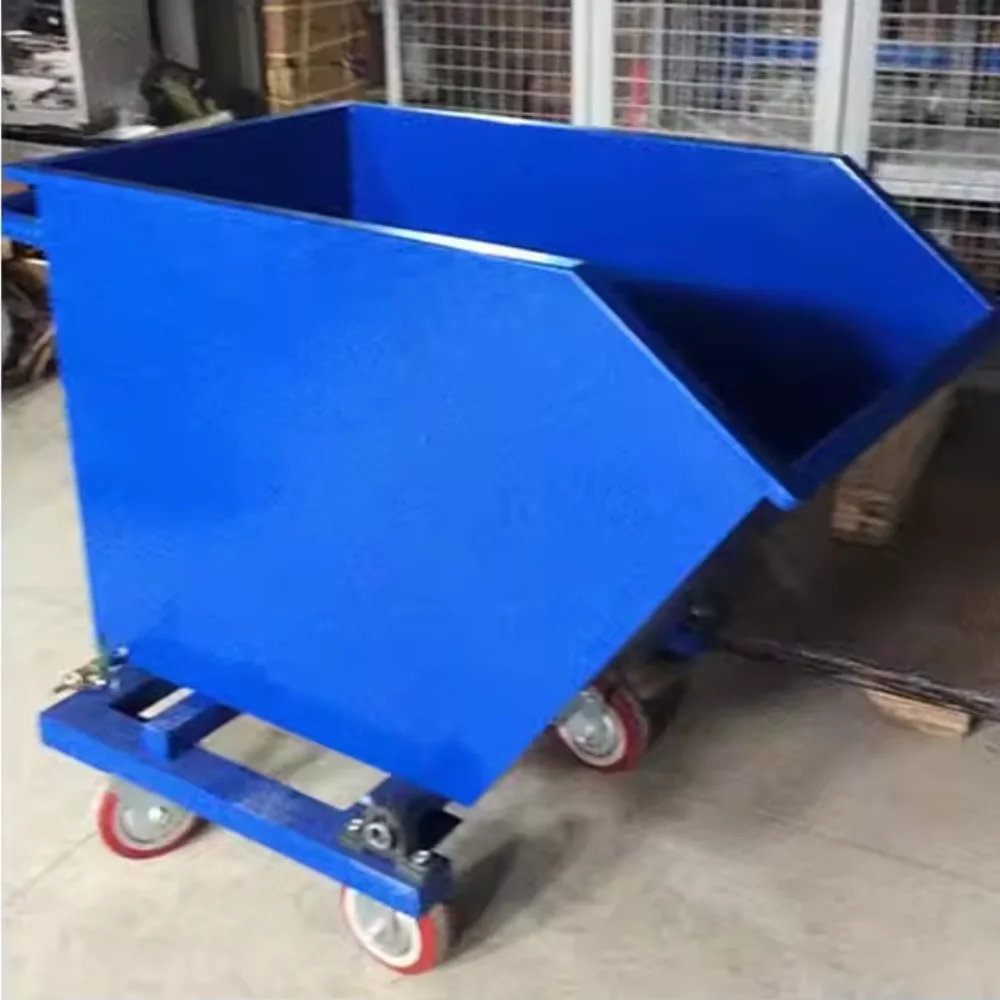 Scrap Trolley at best price in India Metal Collection for Workshop Cleaning Premium Quality Cranes Product