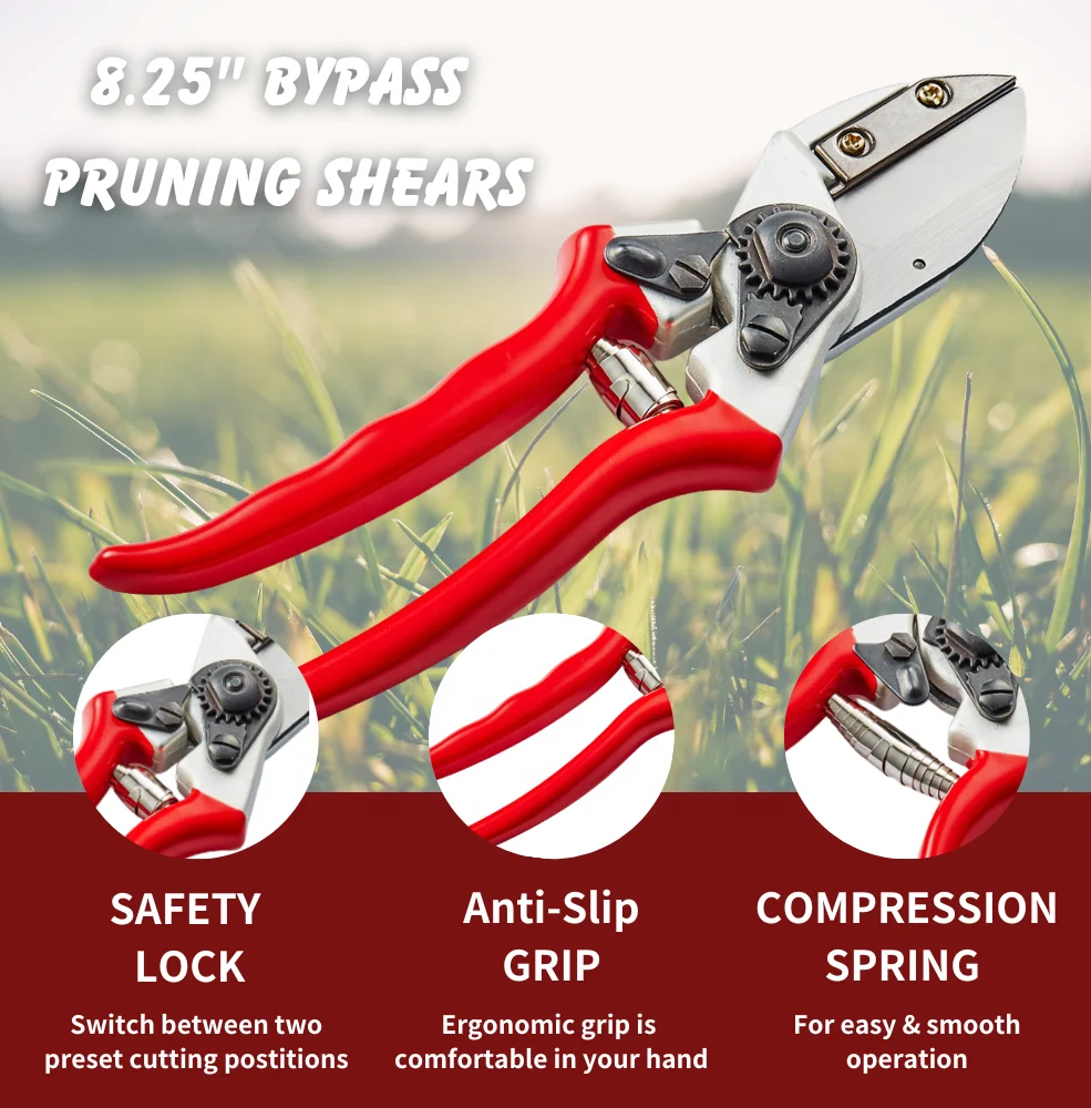 Kwang Hsieh Professional Drop Forged Metal Garden Pruning Shears