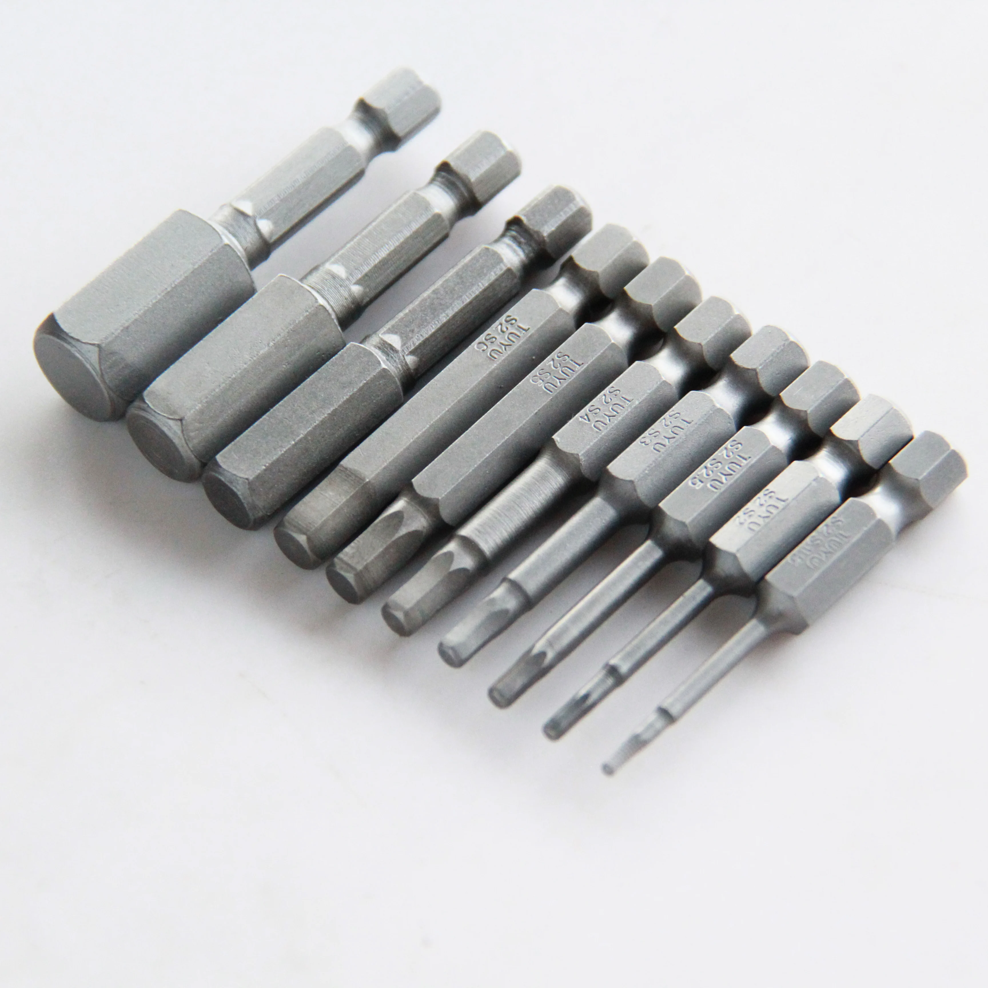 Hex Head Allen Wrench Drill Bit Set 50-300mm length