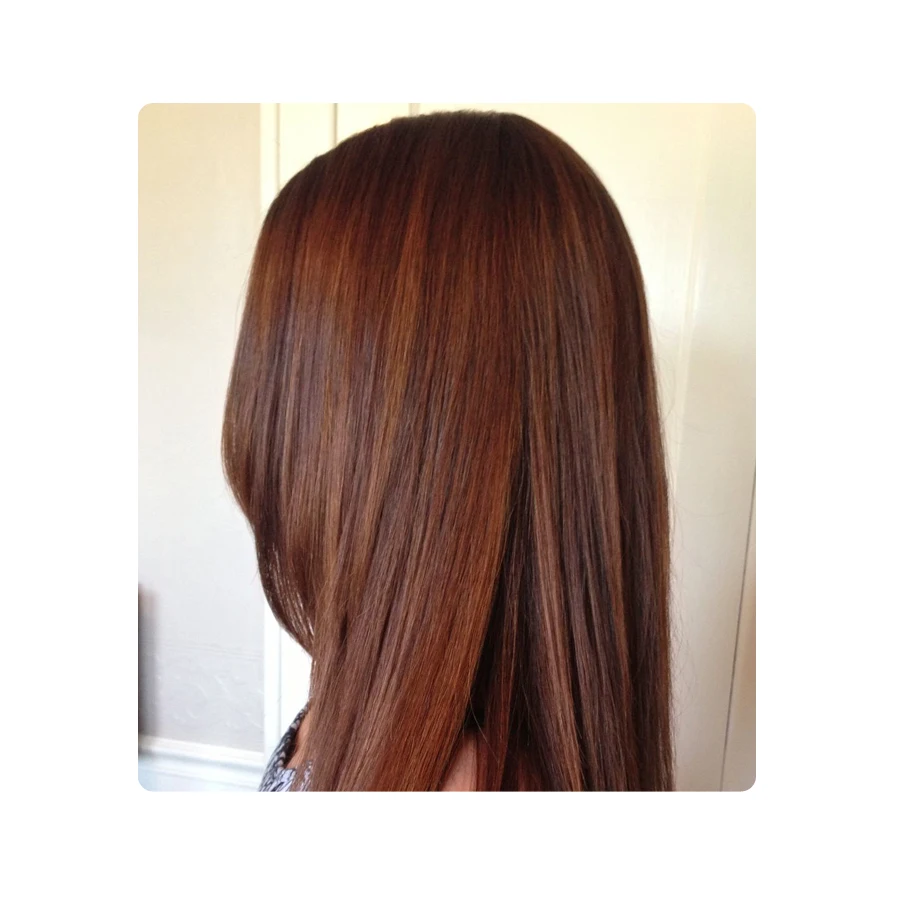Good quality Wholesale semi permanent ammonia free chestnut brown hair color Bulk manufacturing with Private labeling