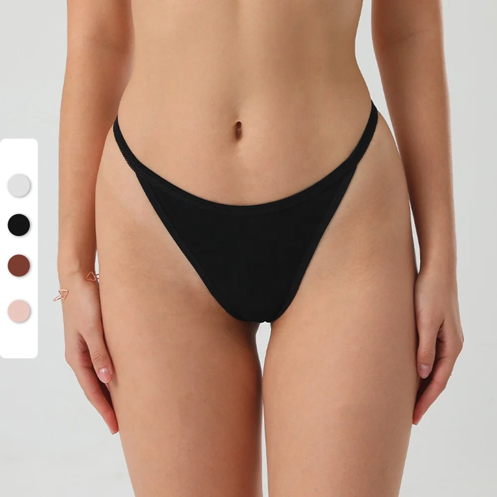 Intiflower P141 Women Low waits Sexy Panties Cotton Thongs And G String Underwear
