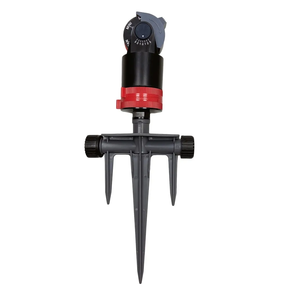Multifunctional Trident Spike Base 6 Water Pattern Gear Drive Garden Sprinkler for Irrigating Watered Areas