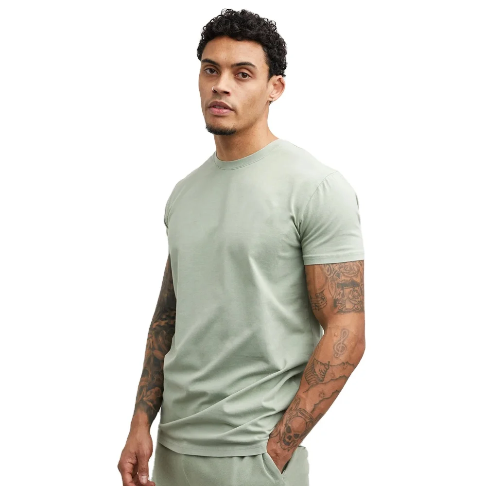 Verified Supplier 100% Combed Cotton 180 gsm Single Jersey Men T-Shirts