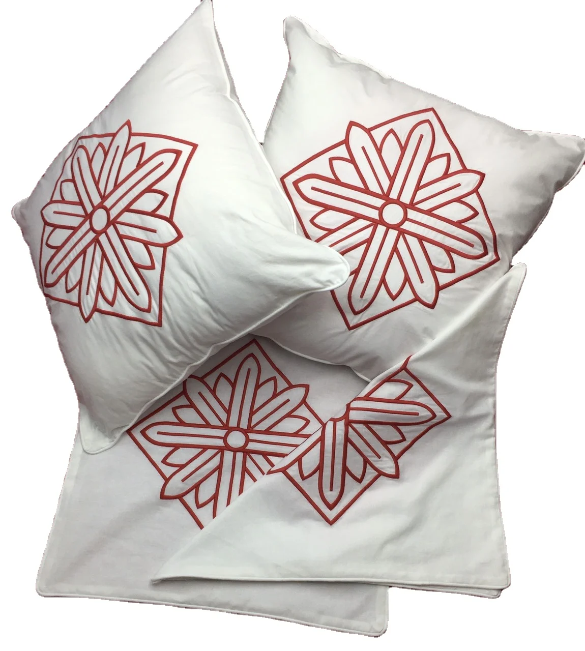High Quality Hand-Embroidered Cushions Cotton Fabric Made in Vietnam Hand-Made Skillfully