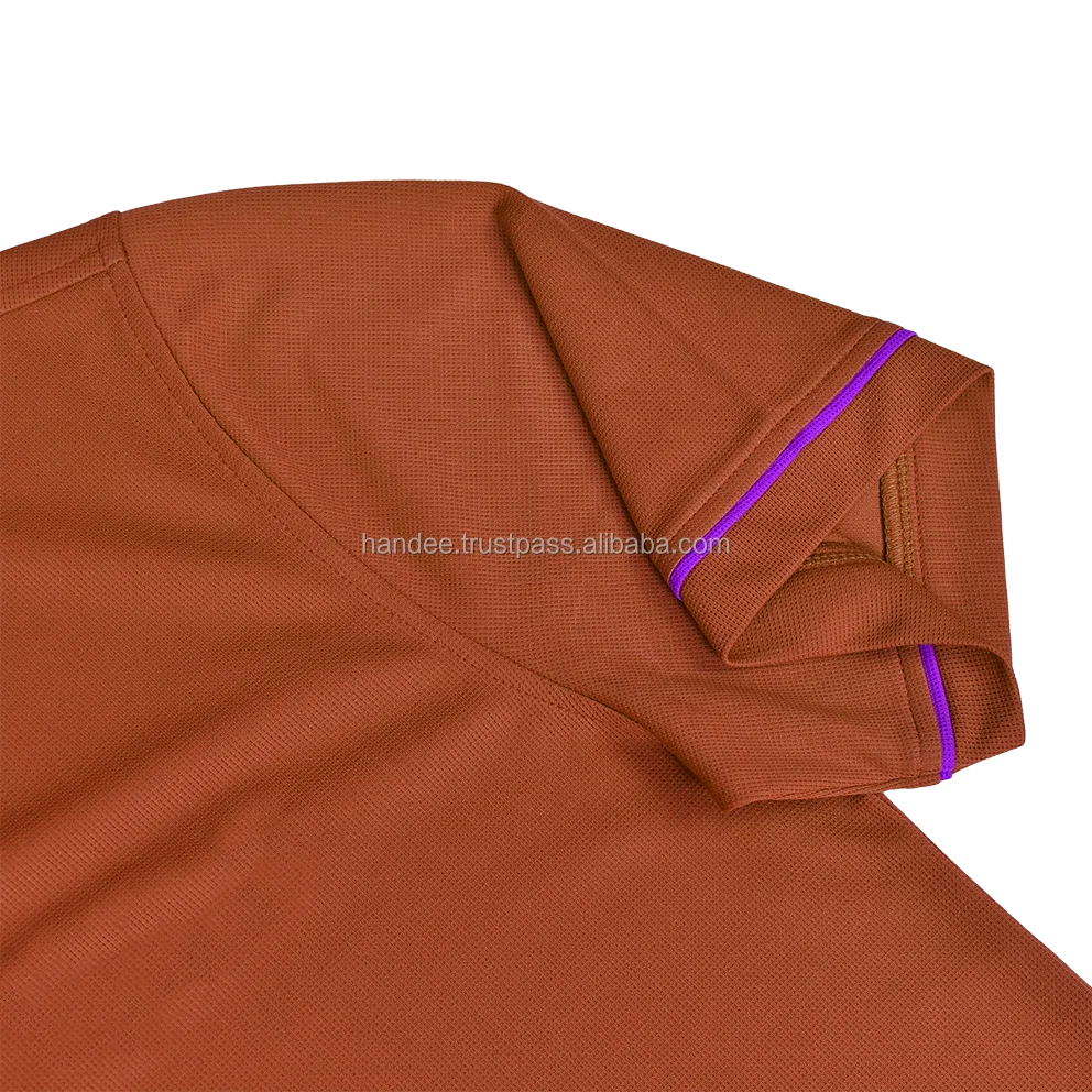 Custom Logo Polo Shirts Unisex 100% Cotton Long Sleeve OEM Services Available from Manufacturer in Vietnam for Business Children