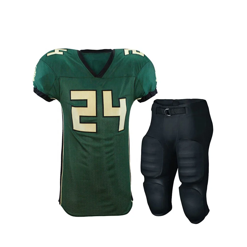 Custom Latest Design American Football Jersey Practice pant Uniforms Men Sublimation Kids Shorts OEM Customized Spandex Logo Age