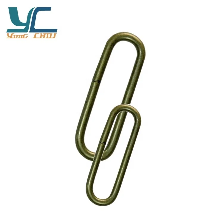 Brass seamless metal oval ring buckles for belt