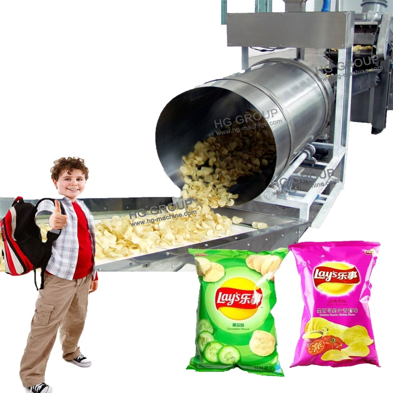 Potato Chips Machine Electrical Professional Potato Chips Production Line Small Production Potato Chips Line