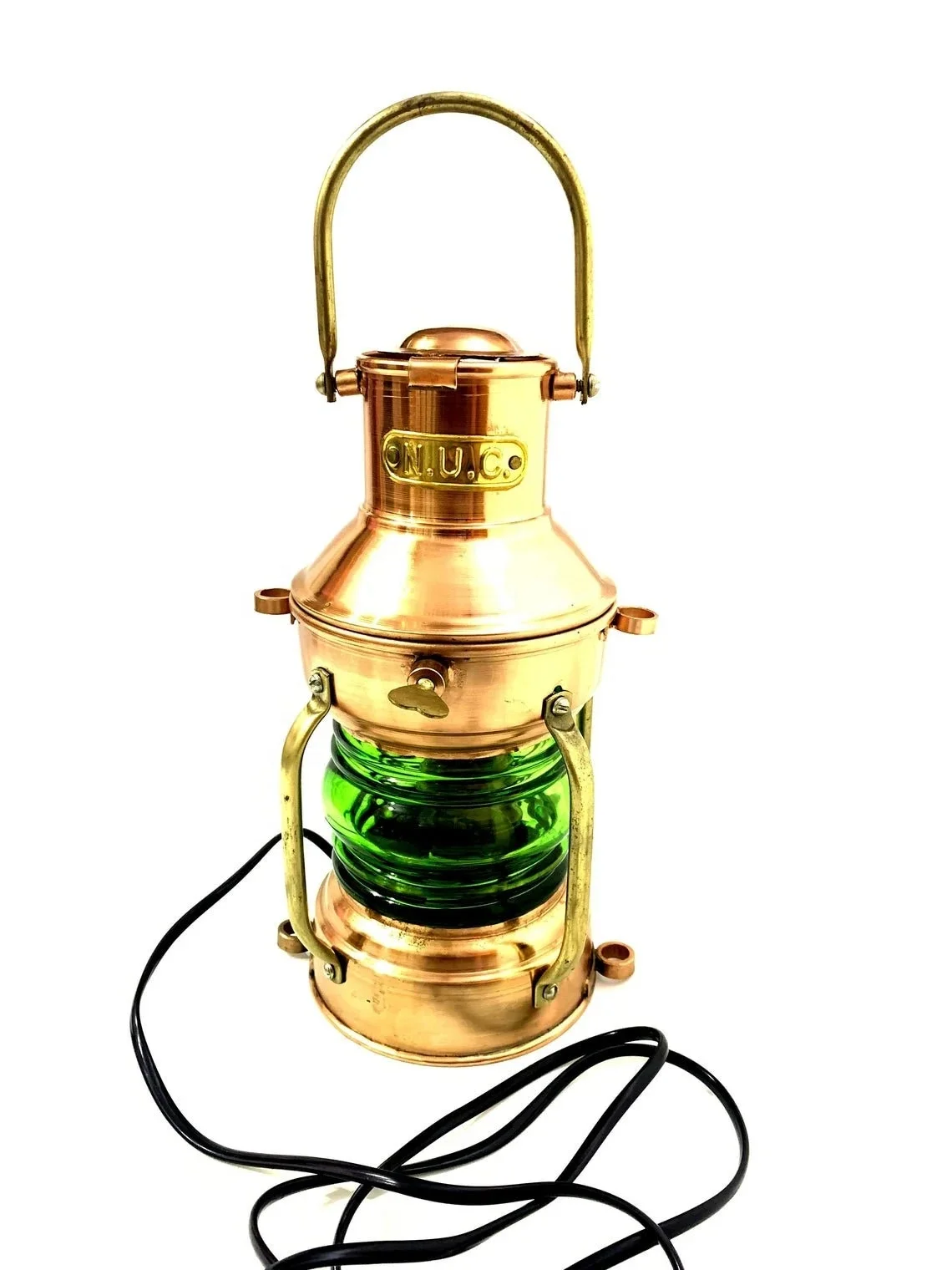 Maritime Ship Decorative Hanging Lamp Electric Boat Light for Wall Use Glass Home Style Desktop Lantern and Handicrafts