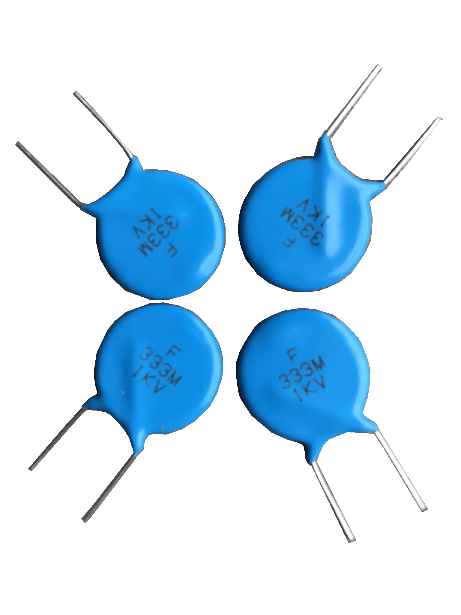 Керамический дисковый конденсатор постоянного тока с радиальными выводами