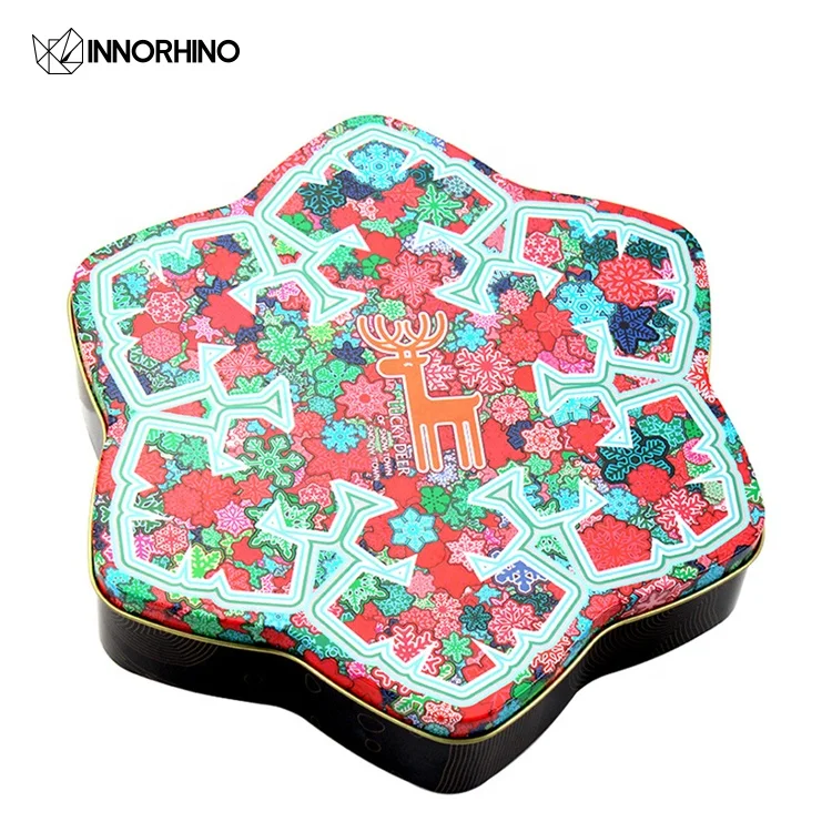 Metal Cookie Candle Tin Containers Various Shape INNORHINO