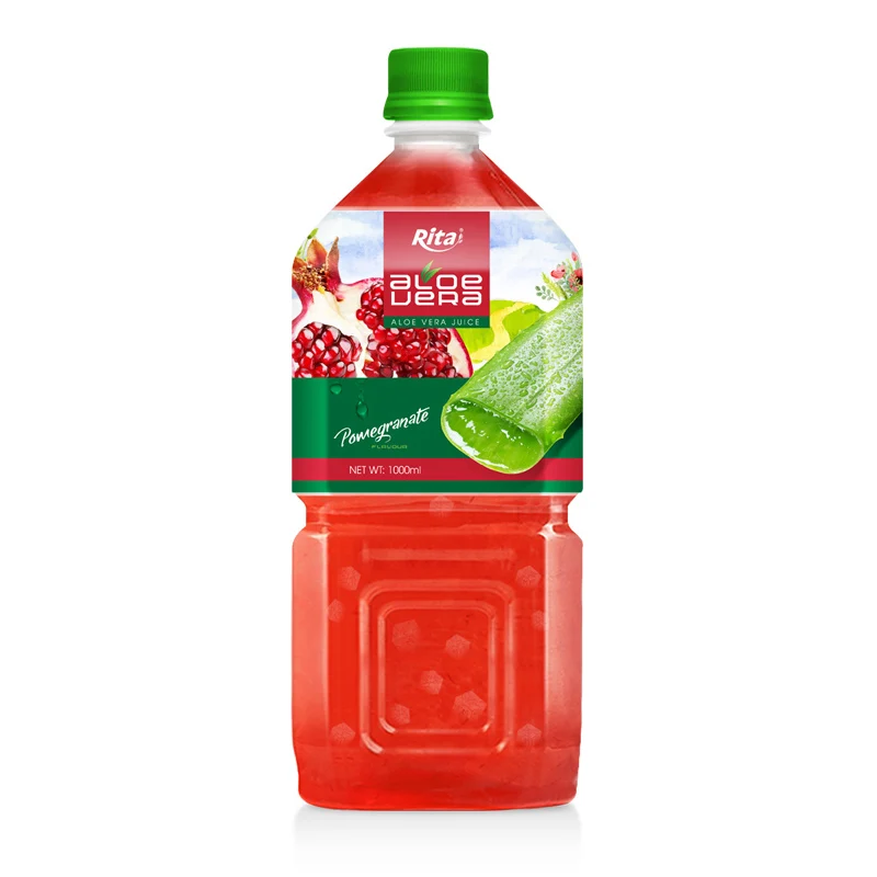 Rita 1L Pet Bottle  NFC Juice Added Aloe Vera Soft Drink From Vietnam Fresh Aloe vera Soft Drink
