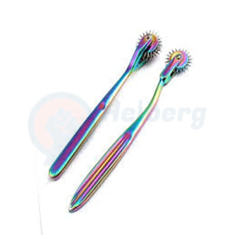 Высококачественные нейрологические контактные колеса из нержавеющей стали радужного цвета Wartenberg