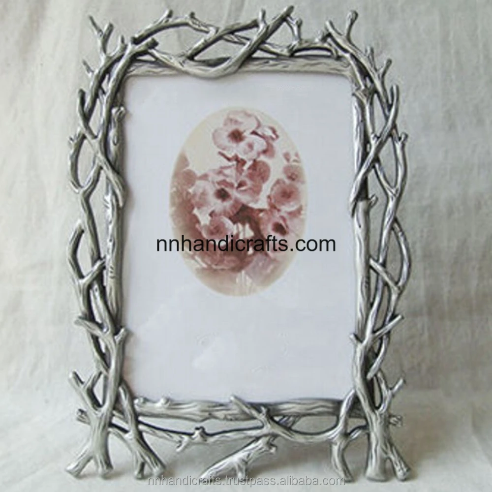 Алюминиевые металлические золотистые антикварные цветочные дизайнерские настенные рамки в сельском стиле фоторамки для девушки подруги дома