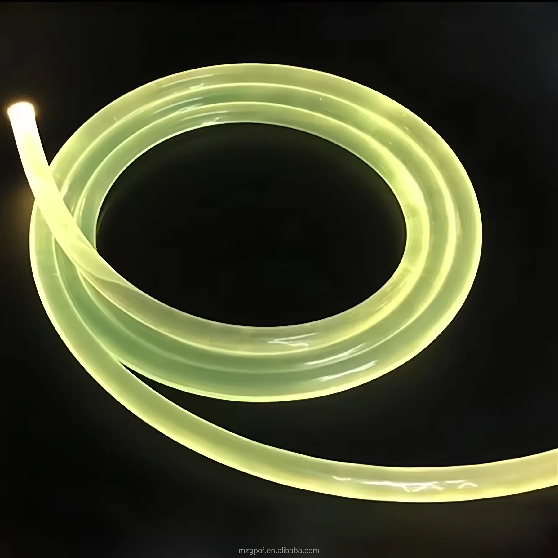 3 mm Night Glow Up Side Glow Fiber Optic Lighting, Solid Plastic Optical Fiber 7Color For Lighting And Decoration For Theme Park