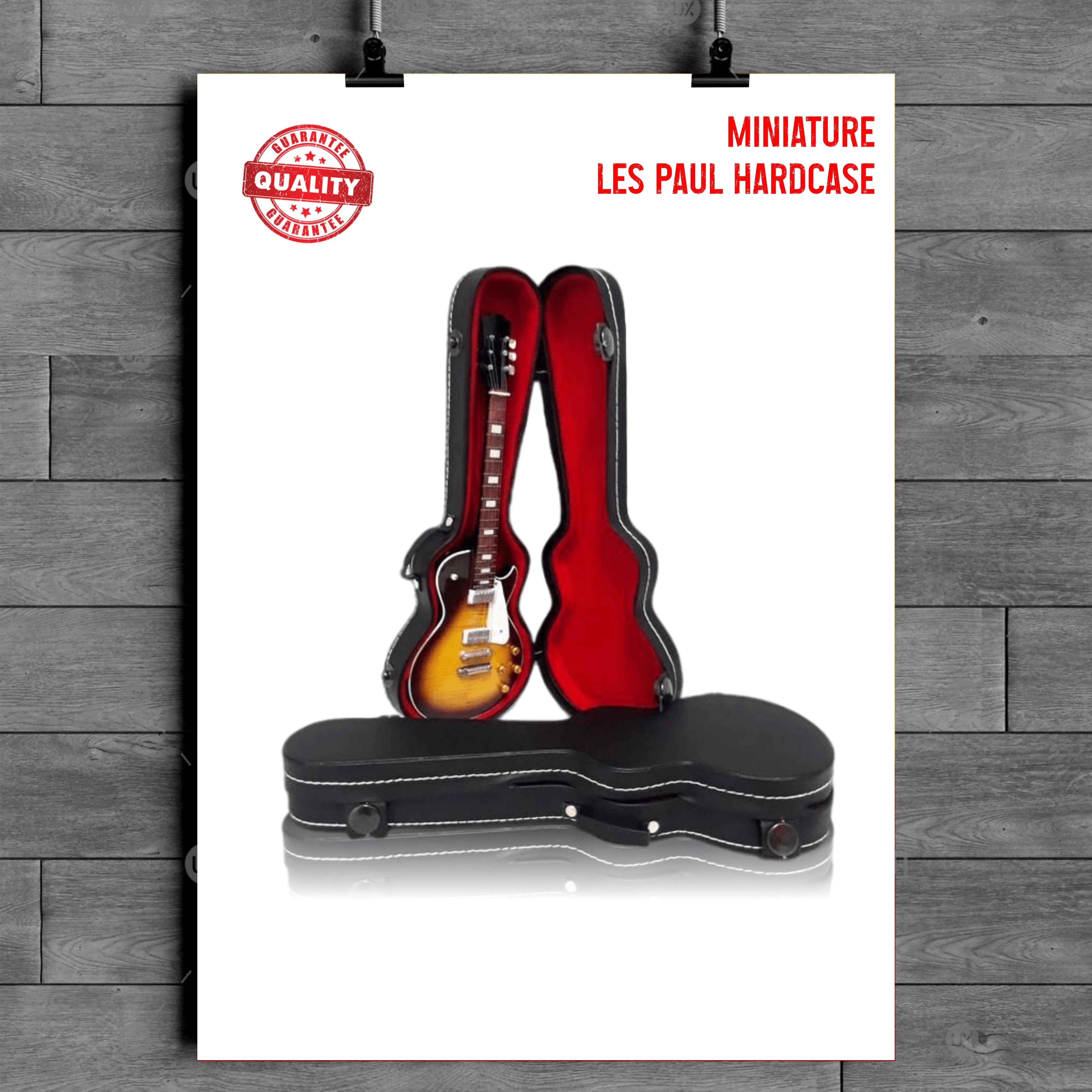 Miniature Hardcase Les Paul Miniature Guitar Lespaul Exclusive 25 cm