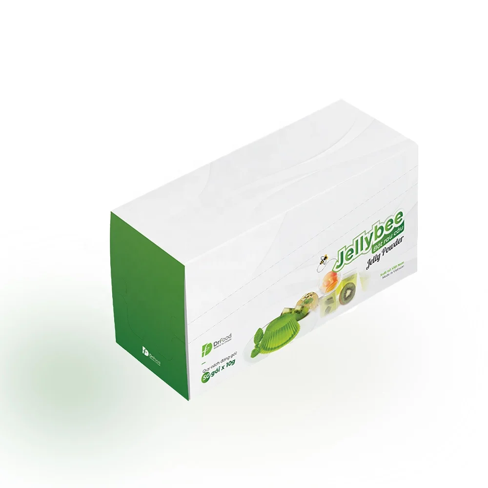 Hotsale product 2022 Jelly Powder halal fruit shape jelly Customer Quality Small sachets packing Taiwan dessert