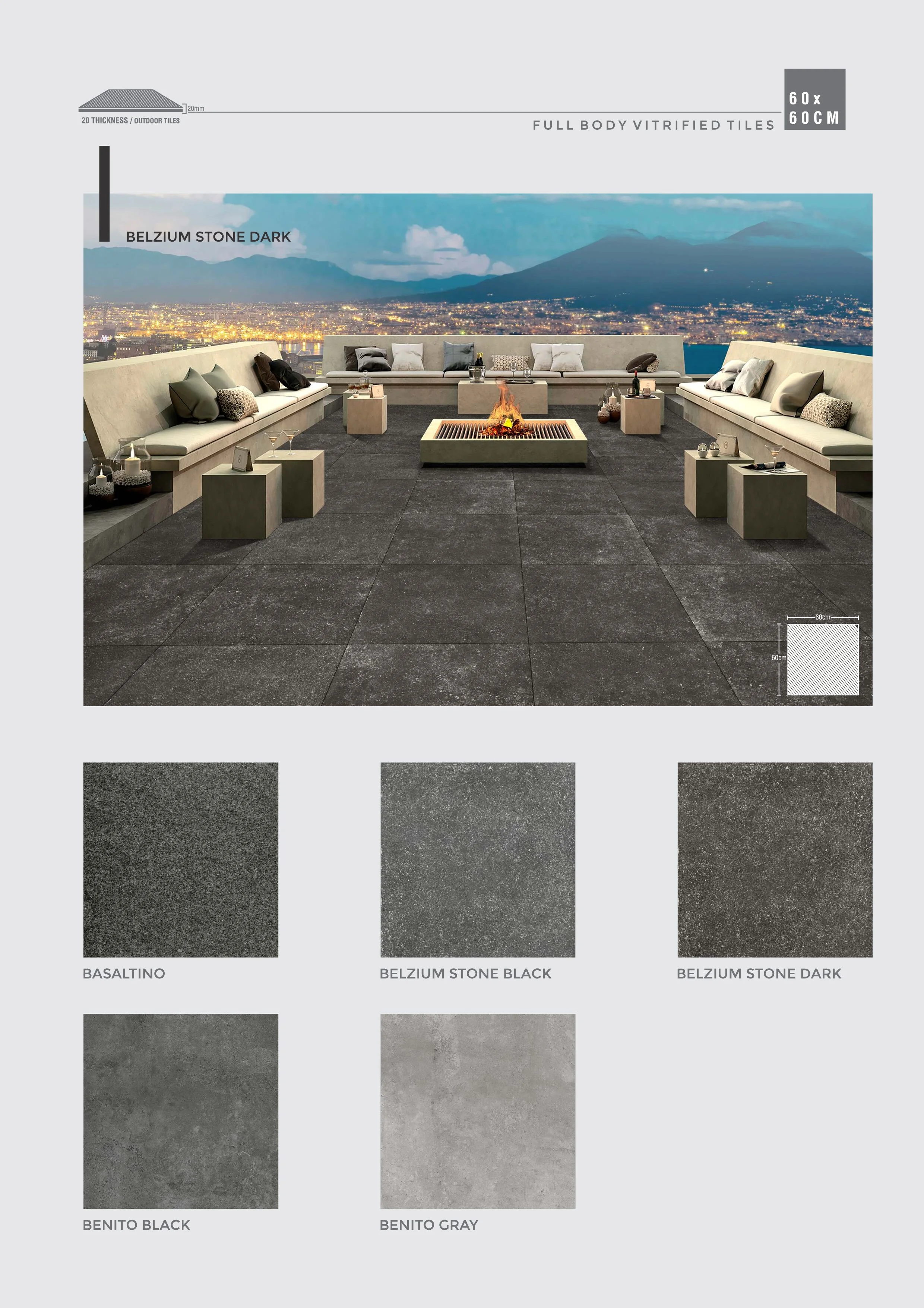 2024 Latest Collection Full Body Glazed Vitrified Tiles 60X60CM 600X600MM PGVT Floor Tiles Modern Design for Outdoor Use