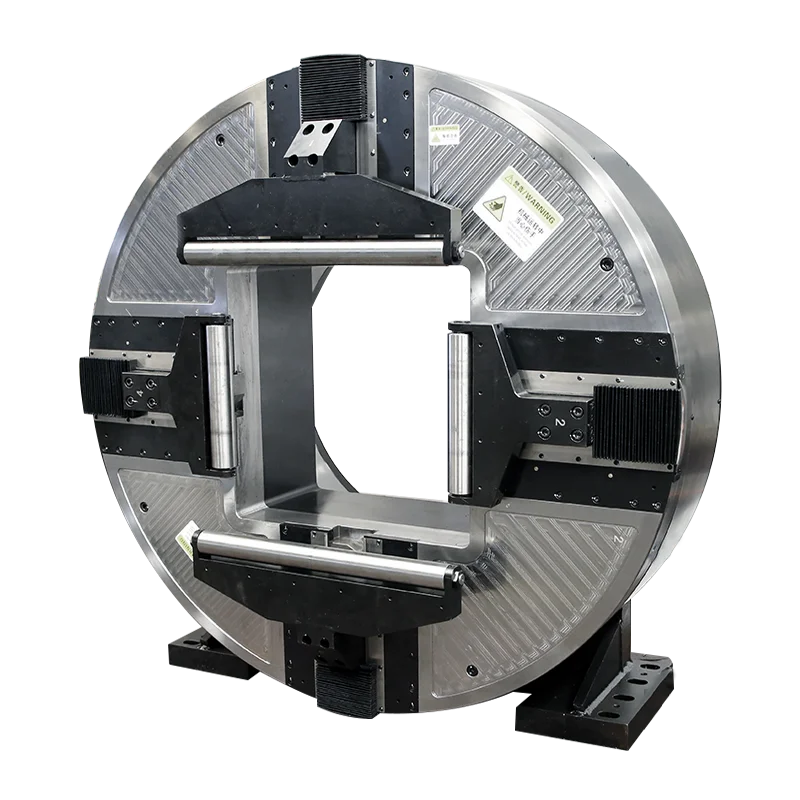 460mm Heavy duty large through hole laser chuck for cutting large tubes on a laser tube cutter   Automatic Pneumatic Chuck
