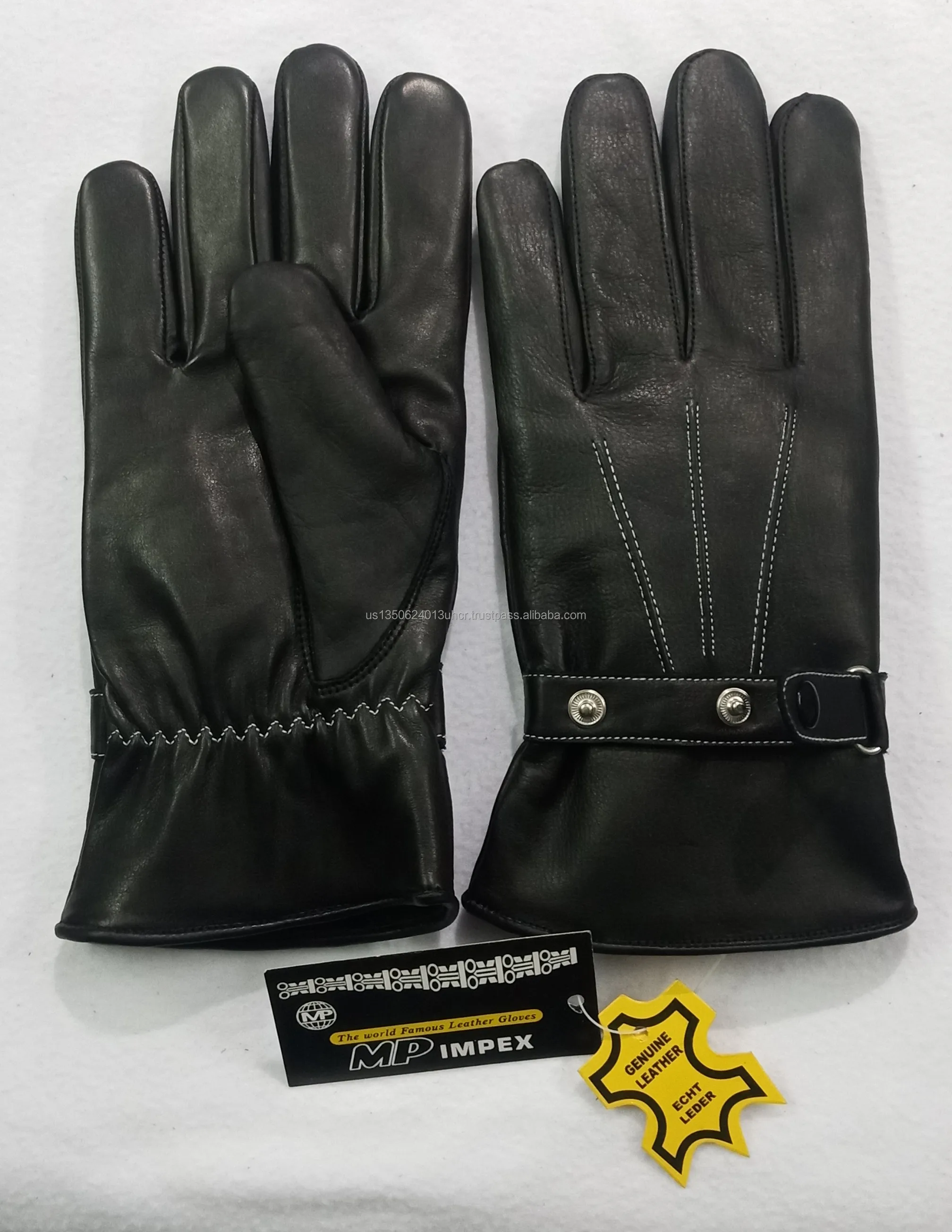 HAND-MADE Fashion leather Gloves Men women  Luxurious Gloves soft cowhide  Leather Winter Super Driving Glove