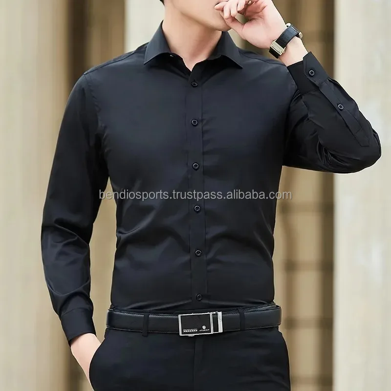 Polo Shirts for Men Smooth Tops Black Male Clothes Buttoned Pullover It Normal High Quality A Fashion Trends 2023