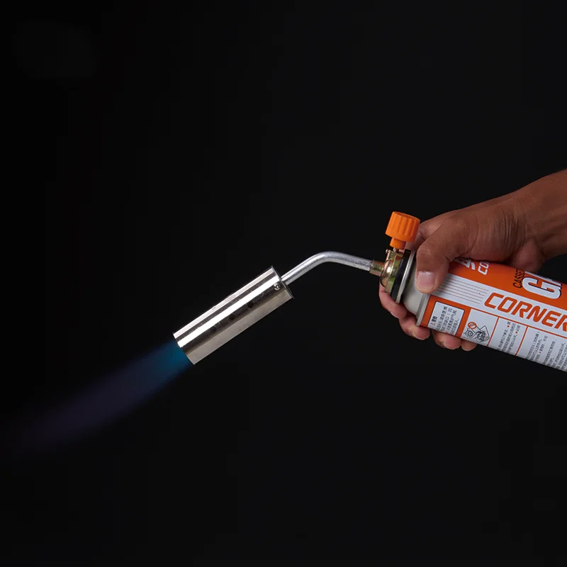 Wildcamp Butane Torch Portable Adjustable Gas Blow Torch Manual Ignition Welding Gun for Outdoors Barbecue
