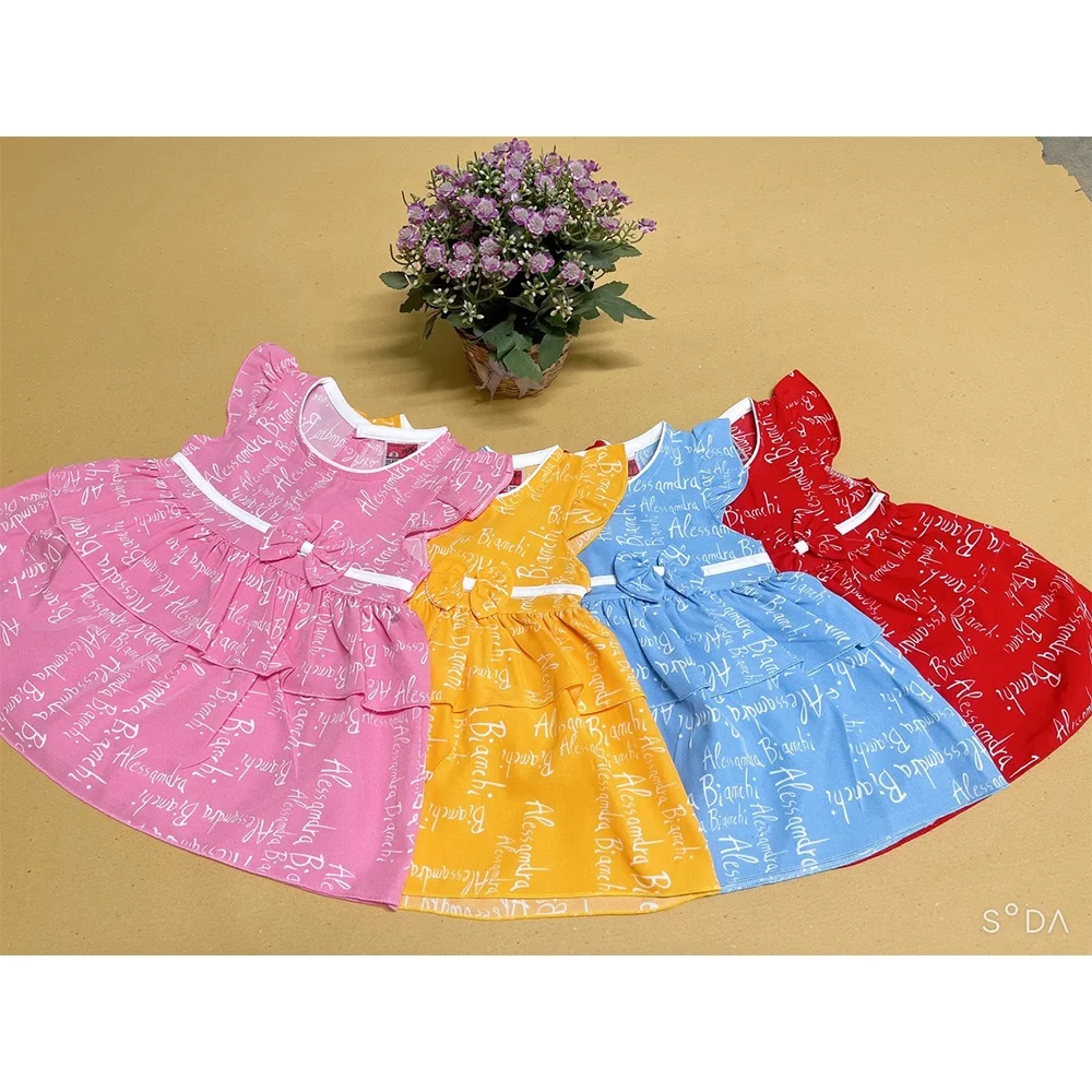 Girls Flowers Dresses New Summer Kids Baby Flowers Costumes Children Fashion Sleeveless Vestidos Casual Outfit