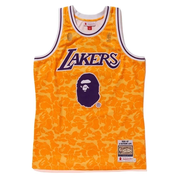 New Bathing Ape BAPE Basketball Jersey with Tackle Twill Decoration
