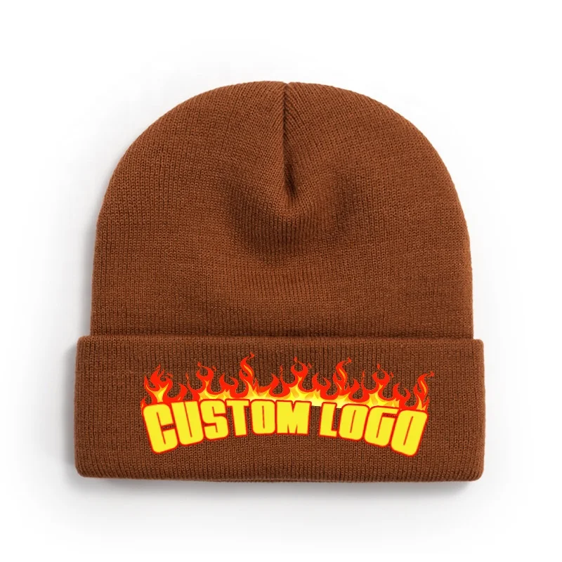 GYMNASTIC WEAR  custom logo with flame style   beanies