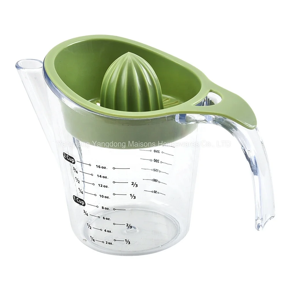 Maisons Kitchen Gadgets Orange Manual  Lemon  Juicers Squeezer Measuring Cup Grater