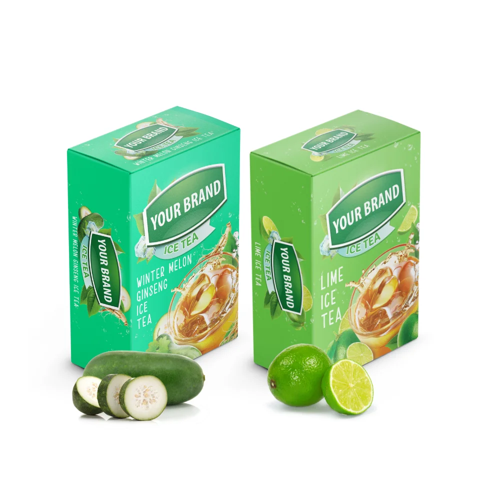 Лучший качественный растворимый порошок для чая с женьшенем чай хорошим вкусом другие продукты питания и напитки упаковочная коробка упаковки лимоном