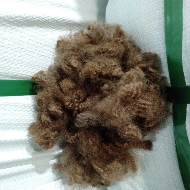 7D-15D HS Brown Polyester Staple Fiber Vikohasan Manufacturer and synthetic fiber and GRS recycled polyester fibre