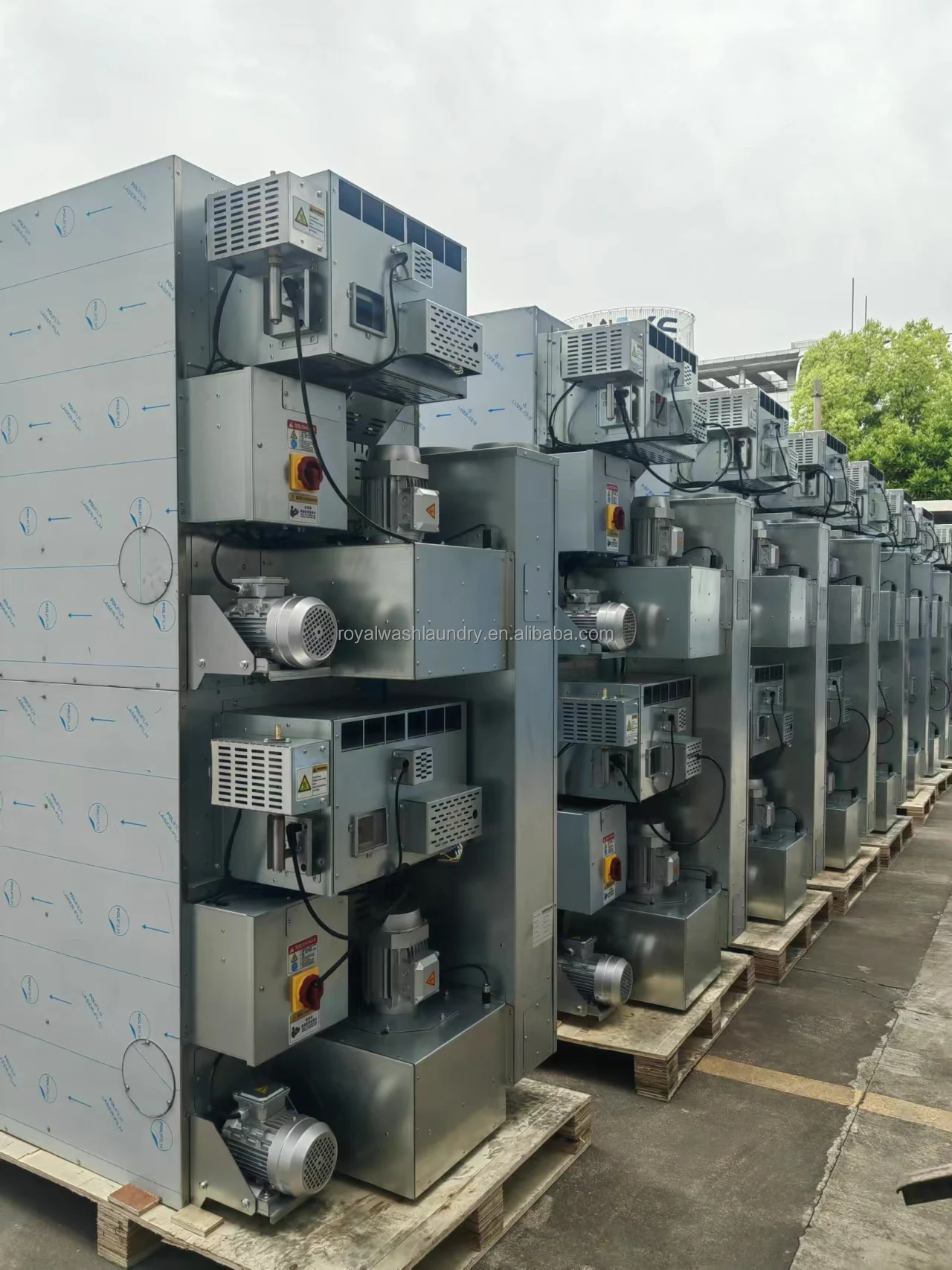 Commercial Laundry Equipment  Coin Operated laundry dryer machine  stack dryer  for Laundromat Self Service
