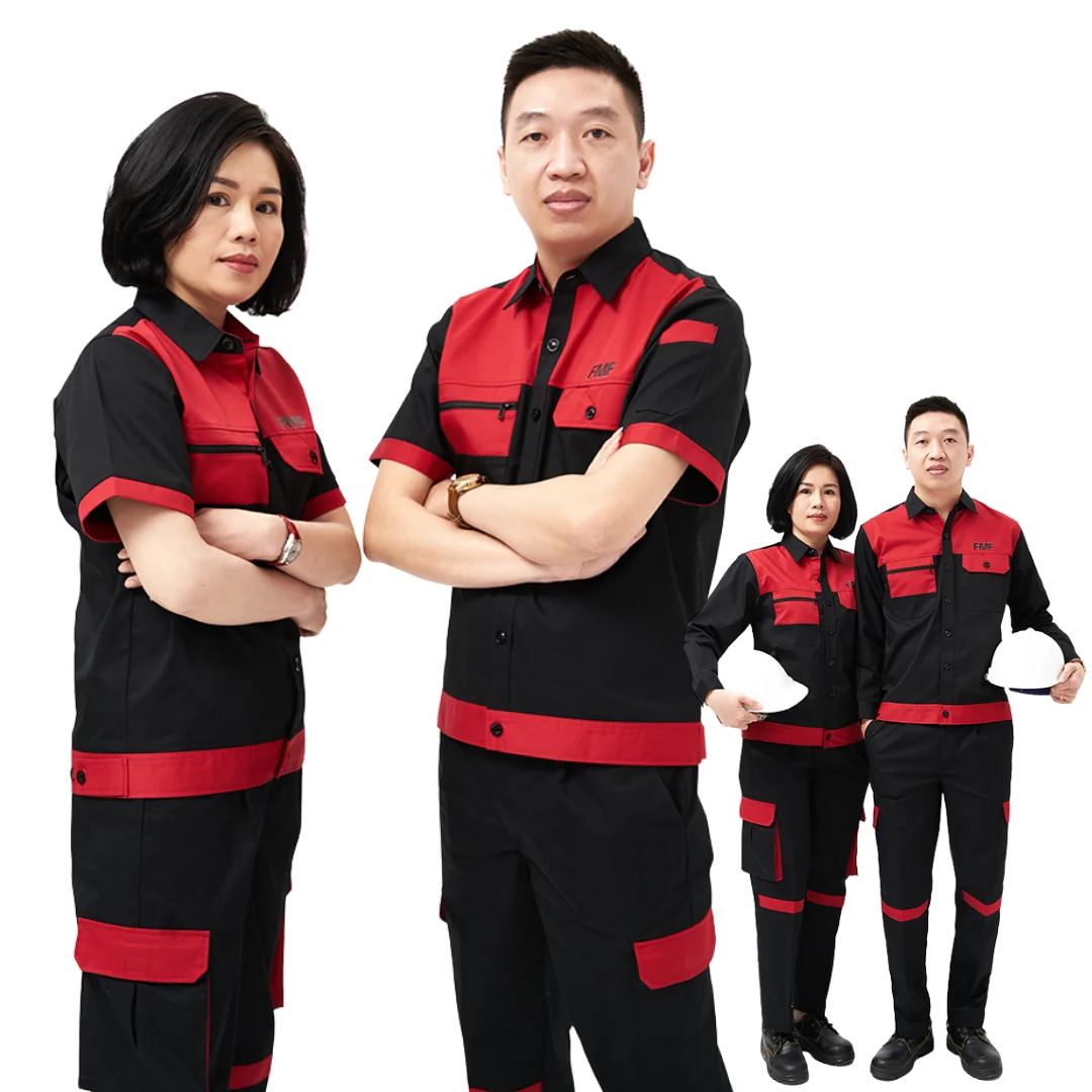 FACTORY PRICE worker uniform new style forest oil and gas workwear clothes breathable CUSTOMIZE design - FMF Saomai uniform VN
