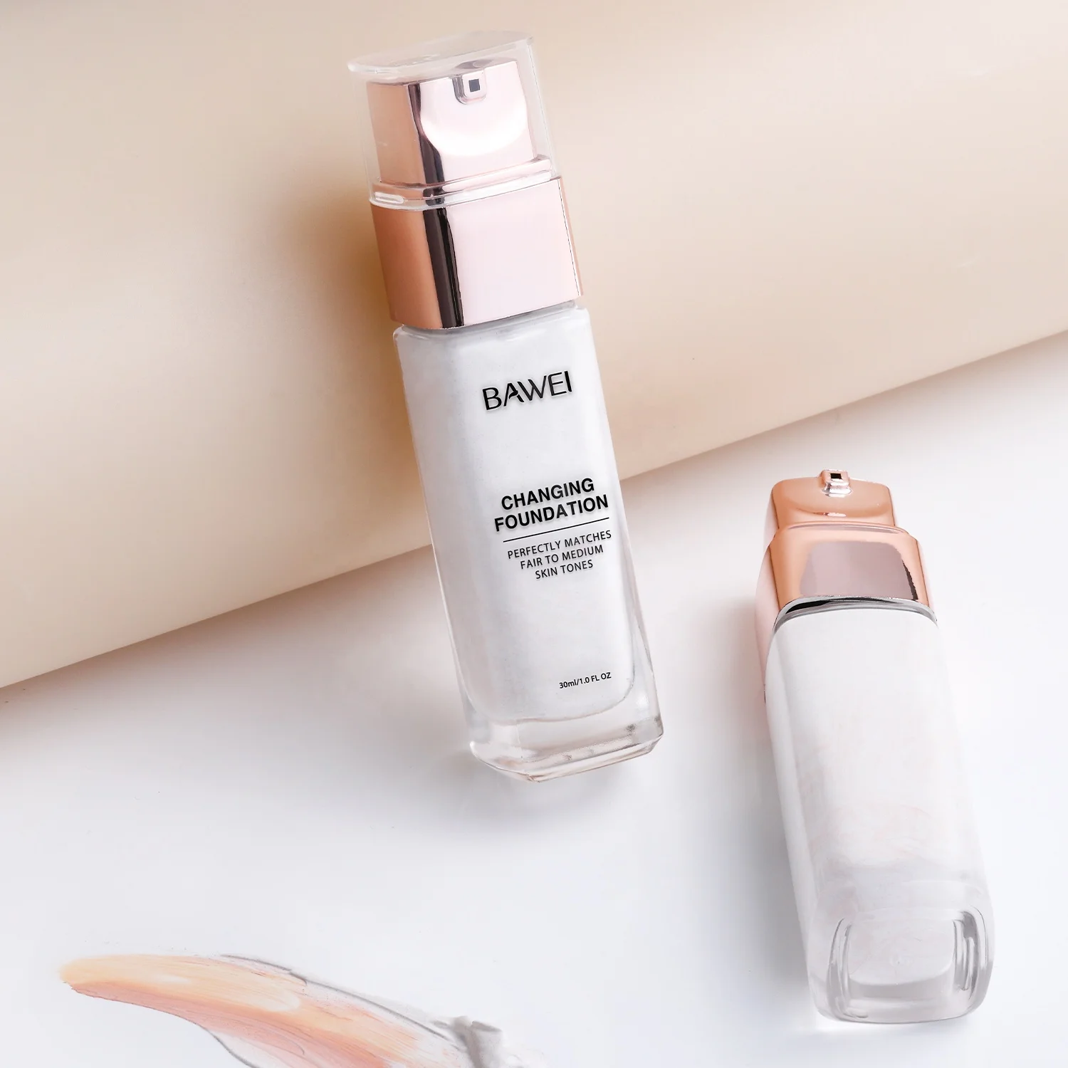 Private Label New Radiant Glow Concealer Makeup Foundation Color-matching Moisturizing Spf 15 Color Changing Foundation