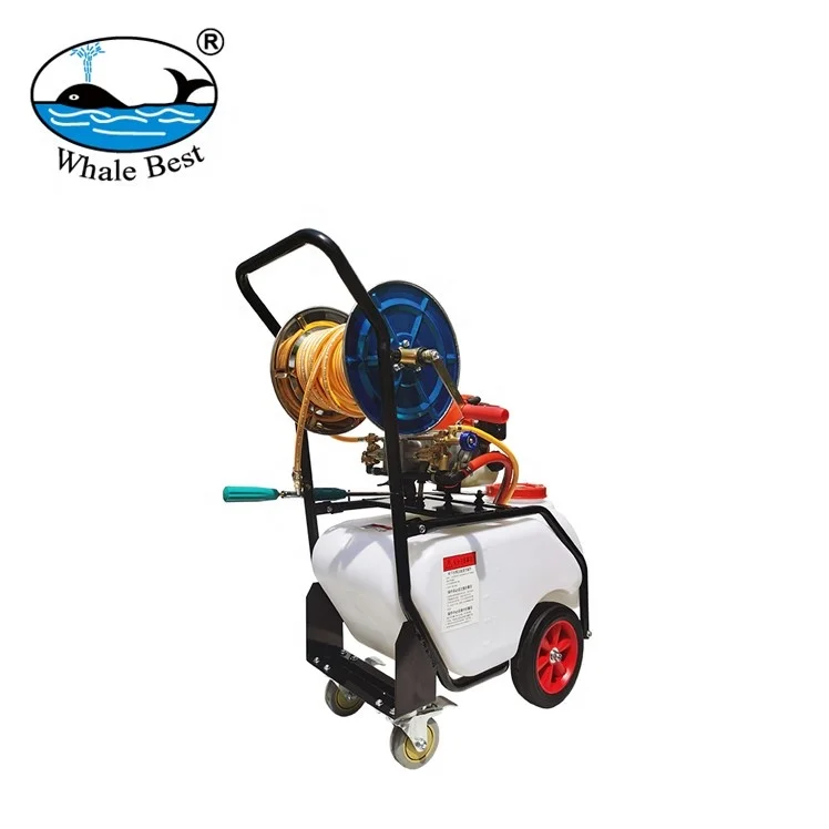 Water power trolley battery sprayer for agriculture