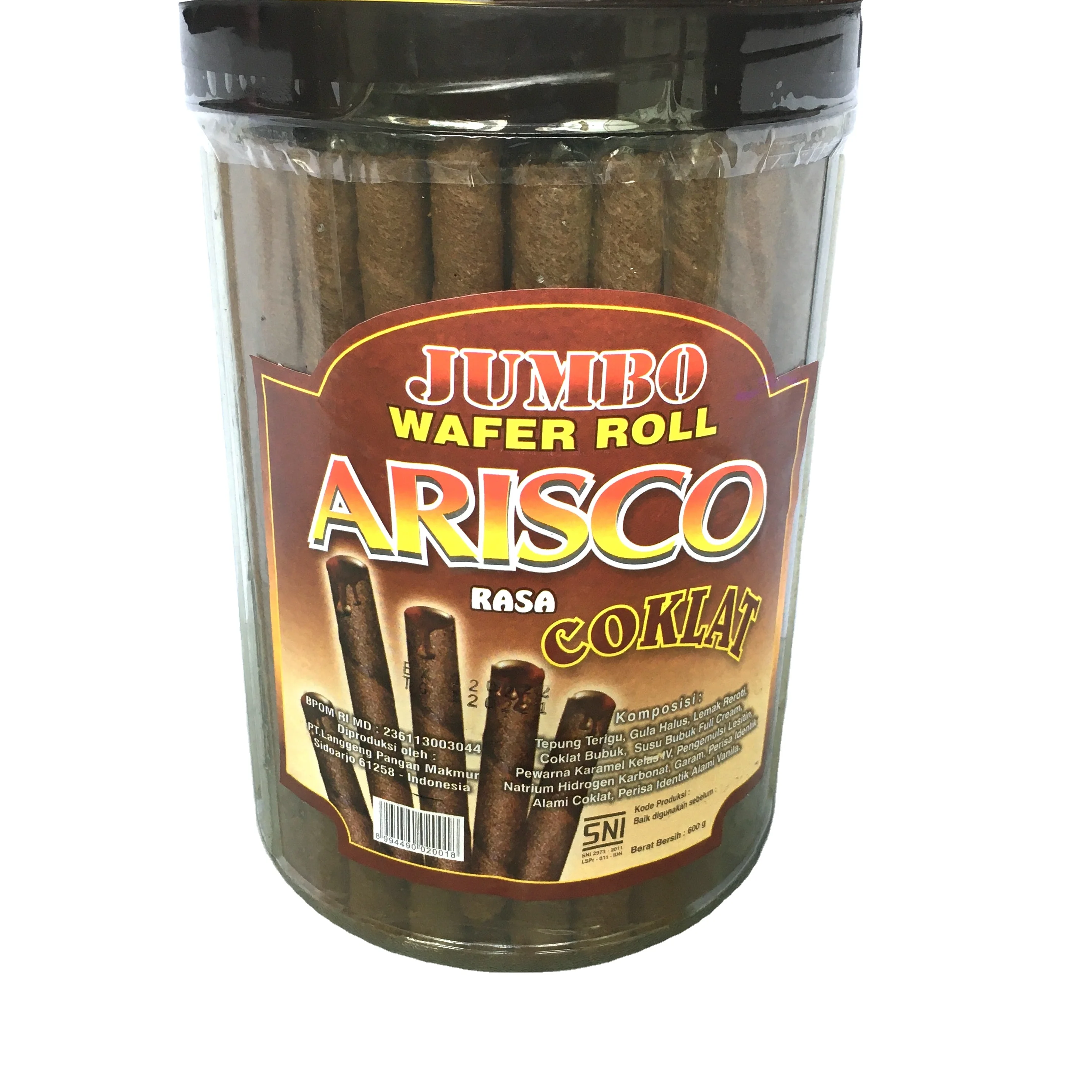 Hot Sell Indonesia Wafer Roll Chocolate Crispy Crunchy Delicious (400gr x 6 pcs) Arisco - OEM