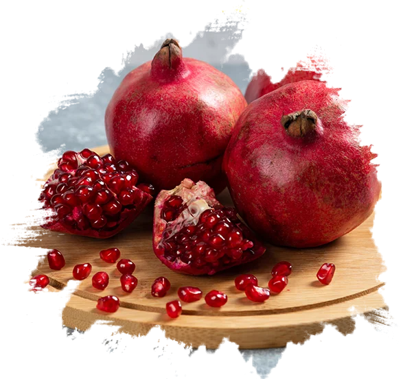fresh Pomegranate fruits