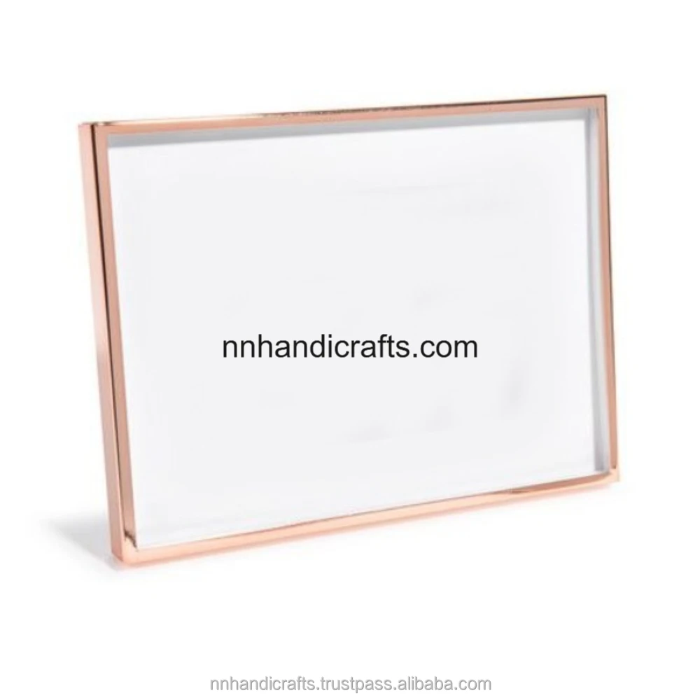 Европейская металлическая алюминиевая Серебряная никелированная прямоугольная рамка для изображений настольная фоторамка Настольные рамки гостиной влюбленные в