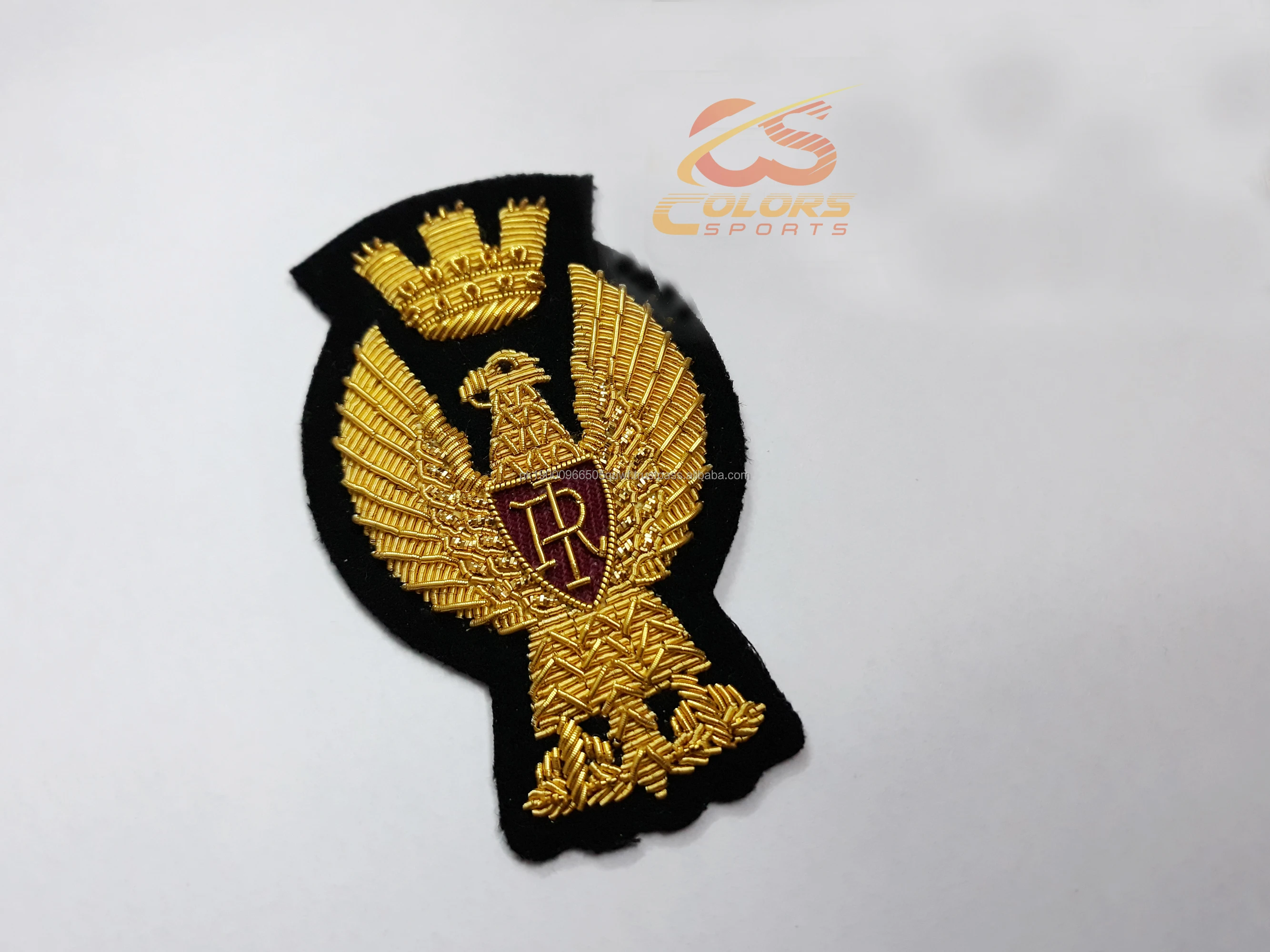 Embroidered badge Alamari State italy Police Commissioner