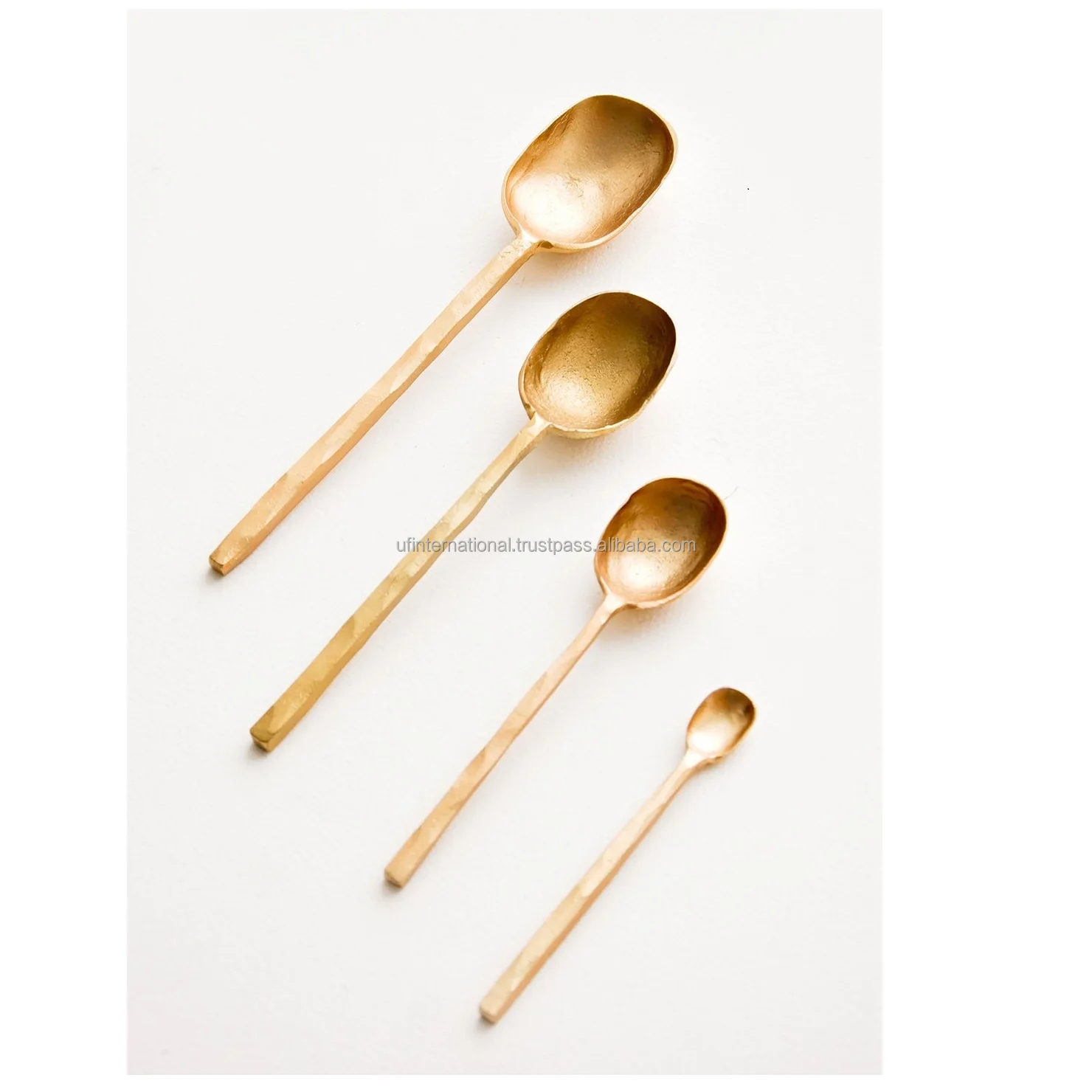 Латунная ложка с вилкой