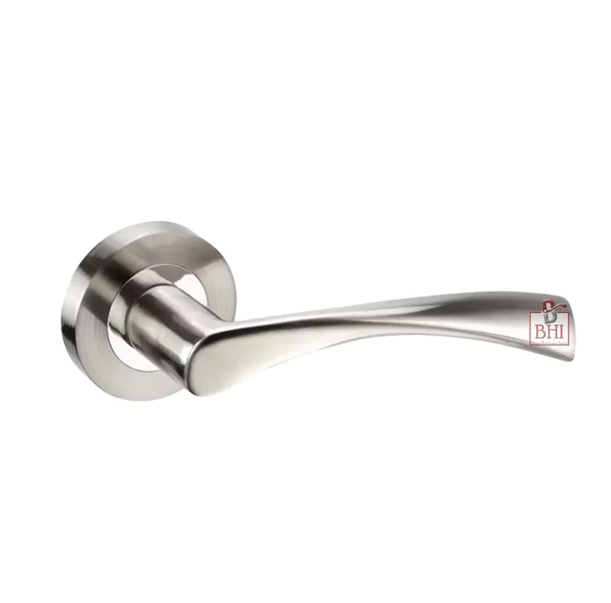High Efficiency Door Handle Rose Lever Latch Door Handle With Lock For Home And Hotel Door Interior Available At Door Handle