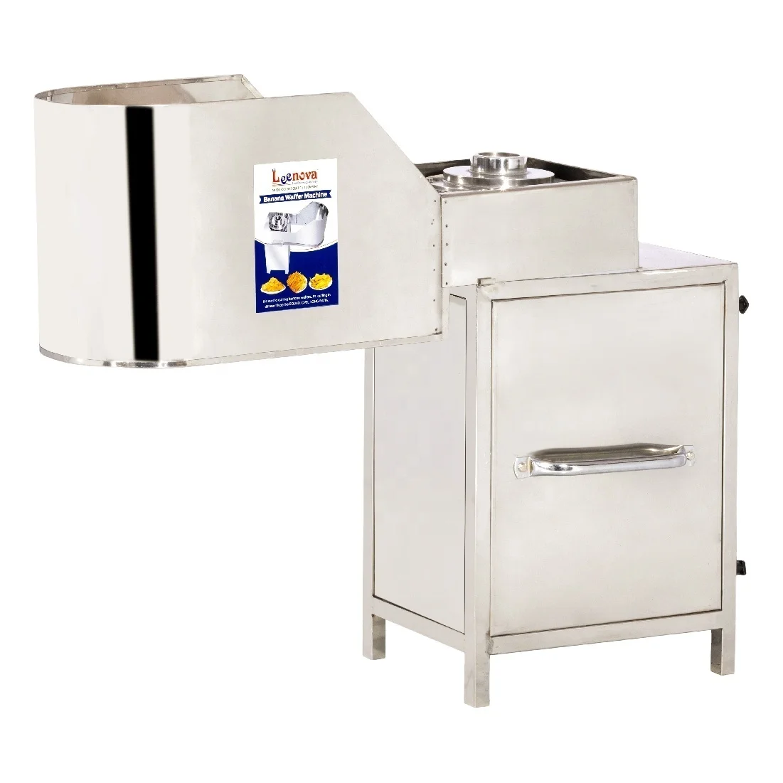 BEST QUALITY STAINLESS STEEL BANANA WAFFER MACHINE WITH SPEED CONTROLLER FOR FOOD WORK