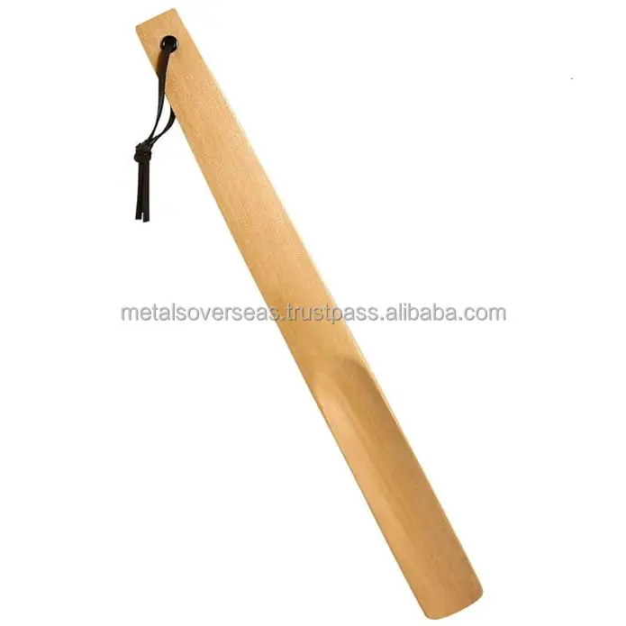 15Inch Long shoe horn Wooden Foldable Travel  Extended Reach Easy Shoe Wear and Premium Shoe Assistance