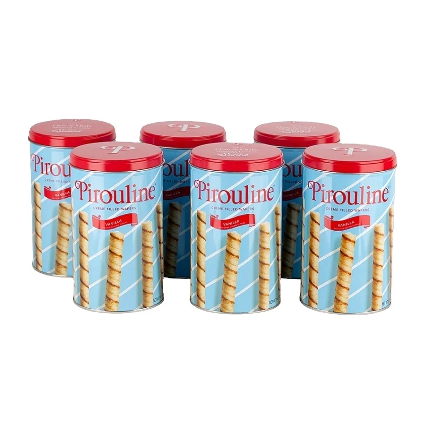 Рулонная Вафля Pirouline с ванильным кремом, наполненная жестью 14 унций