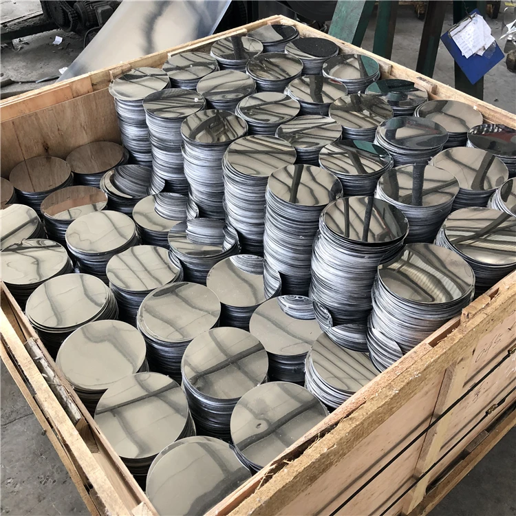 Горячекатаное холоднокатаное круглое зеркало из нержавеющей стали ba bule с ПВХ покрытием круглый диск из нержавеющей стали холоднокатаный нержавеющая сталь Ss 410 круг