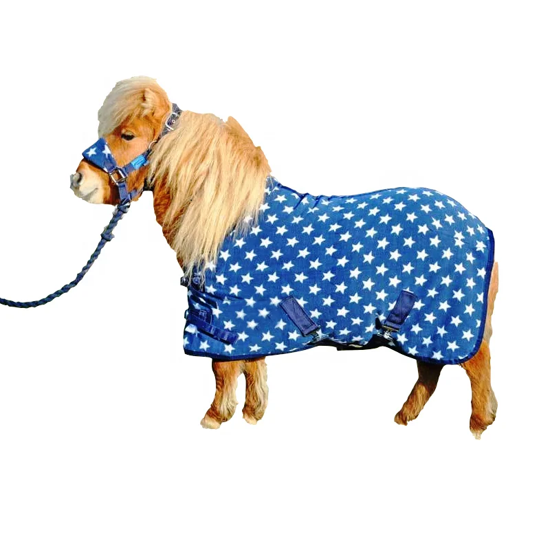 polar rugs Handmade Star Printed Miniature Horse Polar Fleece Rugs