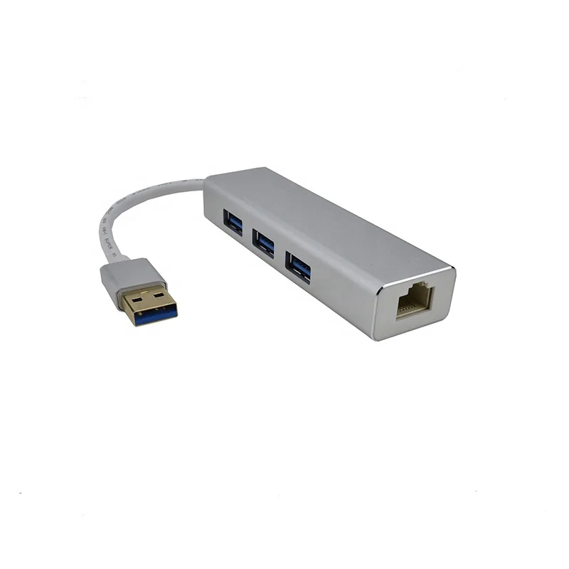 
1000M USB Network RJ45 Lan Card USB 3.0 HUB Ethernet Adapter USB LAN Hub 
