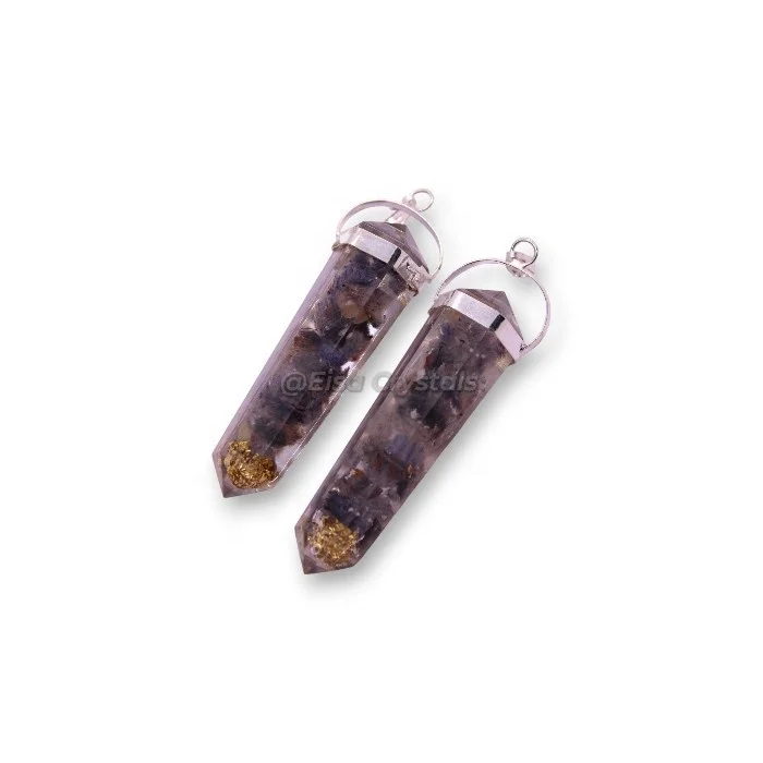 Кулон из натурального драгоценного камня